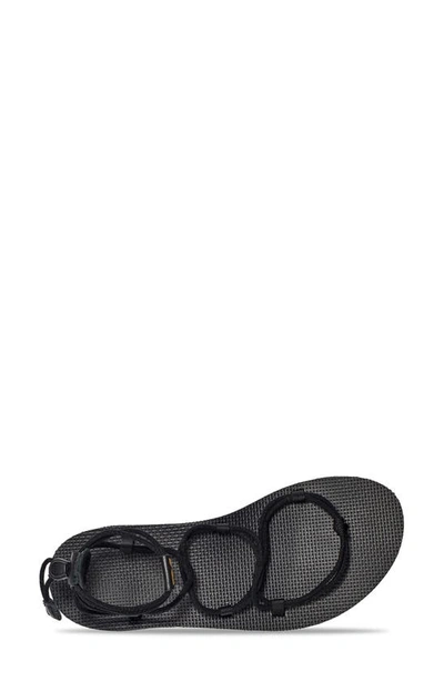 Teva Midform Infinity Platform Sandal In Black