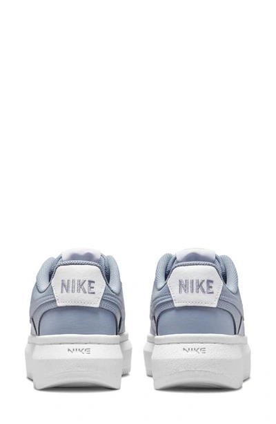 Shop Nike Court Vision Alta Platform Sneaker In Ashen Slate/ White
