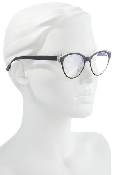 Shop Kate Spade Xarabb 51mm Blue Light Blocking Glasses In Black