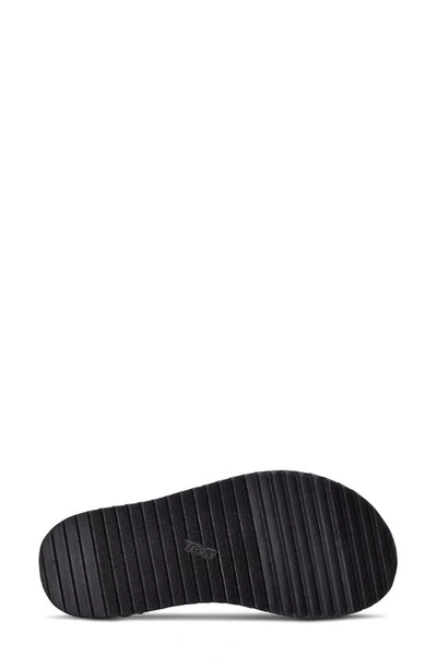 Teva Mevia Flatform Strappy Sandal In Black