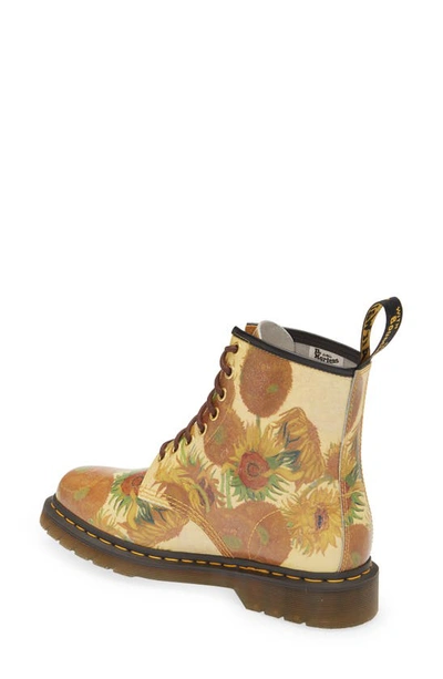 Dr. Martens 1460 The National Gallery Van Gogh Lace Up Boots In Yellow |  ModeSens
