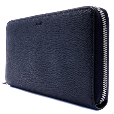 Shop Bally Ladies Balen Leather Wallet - Blue