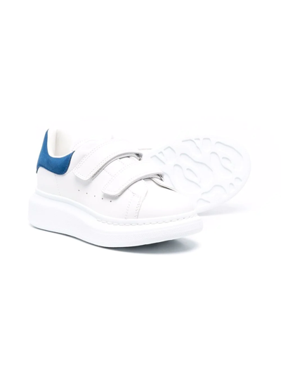 Shop Alexander Mcqueen Alexander Mc Queen Kids Oversized Sole Sneakers In White