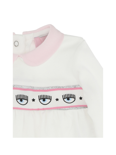 Shop Chiara Ferragni Maxi Logomania Two-piece Cotton Set In Pink