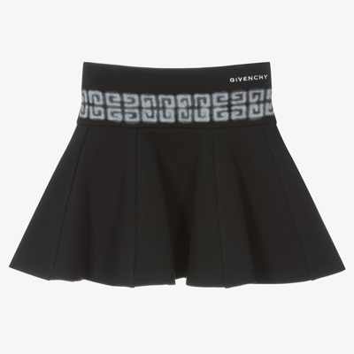 Shop Givenchy Girls Chito 4g Logo Skirt In Black