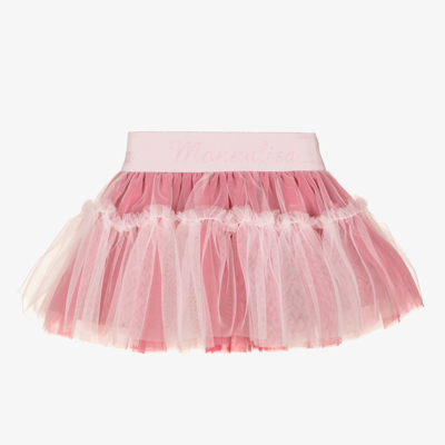 Shop Monnalisa Girls Pink Tutu Tulle Skirt