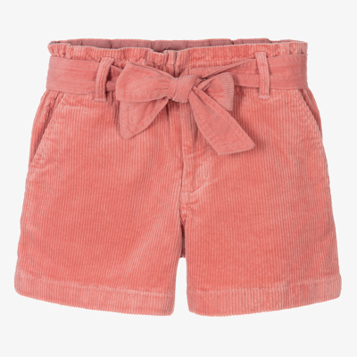 Shop Polo Ralph Lauren Girls Pink Corduroy Shorts