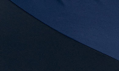 Magicsuit Goddess Colorblock One-shoulder Convertible One-piece Swimsuit In Navy Blue