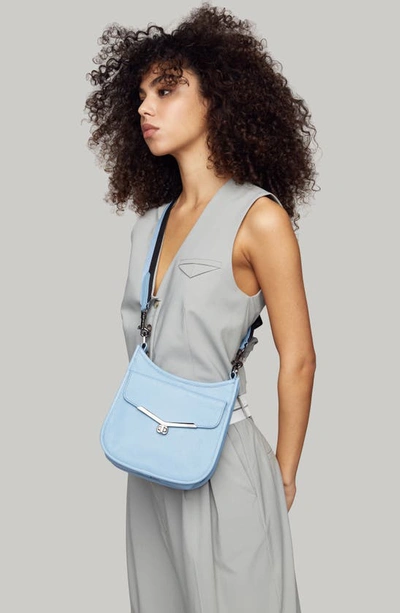 Shop Botkier Valentina Small Hobo Bag In Azurro