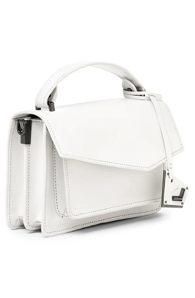 Shop Botkier Cobble Hill Leather Crossbody Bag In Marshmallow