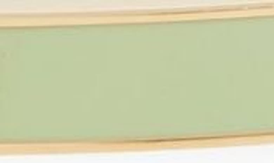 Tory Burch Miller Stud 5mm Enamel Hinge Bracelet In Tory Gold / Mint Swirl
