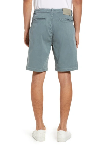 34 Heritage Nevada Flat Front Shorts In Stormy Weather Soft Touch