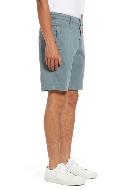 34 Heritage Nevada Flat Front Shorts In Stormy Weather Soft Touch