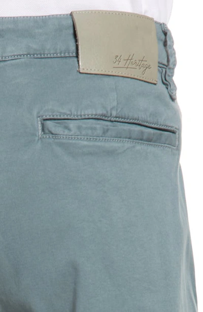 34 Heritage Nevada Flat Front Shorts In Stormy Weather Soft Touch