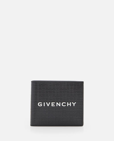 Shop Givenchy Leather Billfold Wallet In Black