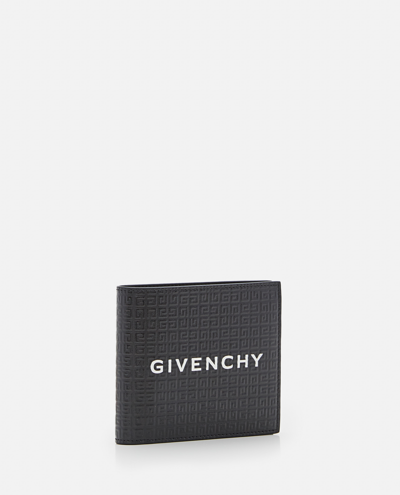 Shop Givenchy Leather Billfold Wallet In Black