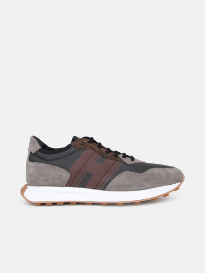 Shop Hogan Nappa Leather H601 Sneakers In Multi