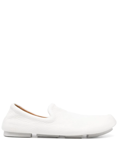 Shop Marsèll Slip-on Loafers In White