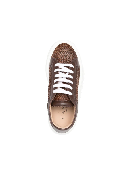 Shop Casadei Nexus Hanoi Sneakers In Brown