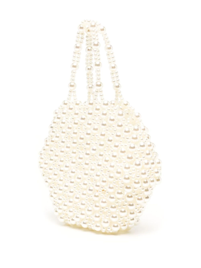 0711 Pearl Tote Bag In Yellow