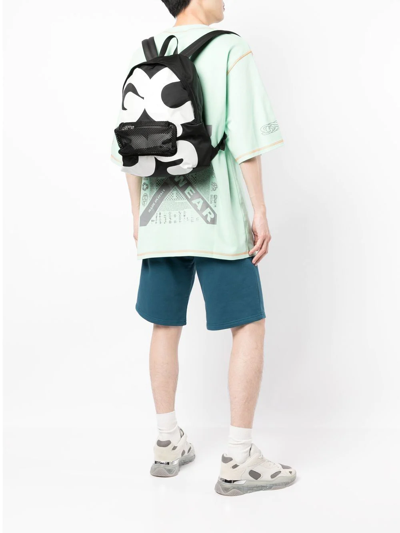 Gcds Backpack And Bumbags Fabric White In Black