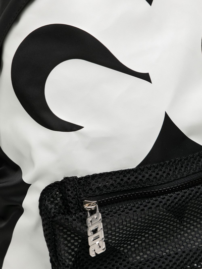 Gcds Backpack And Bumbags Fabric White In Black