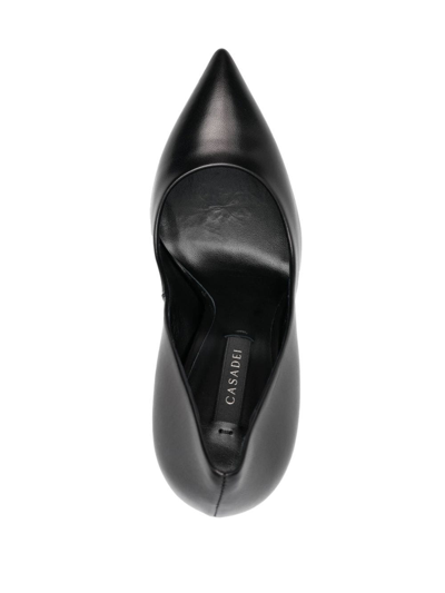 Shop Casadei Blade 115mm Heel Pumps In Black