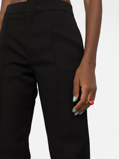 Shop Isabel Marant Liolirok Straight-leg Trousers In Black