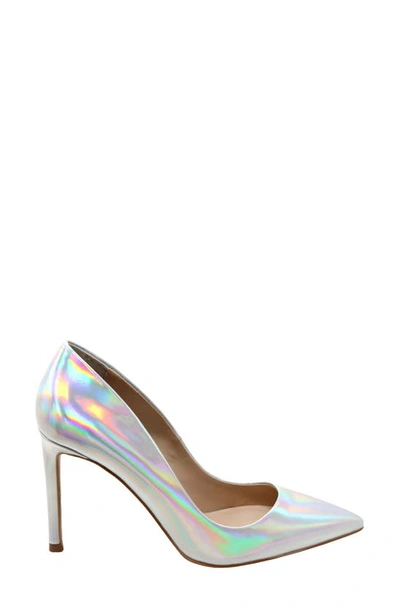 Shop Charles David Rivals Pointed Toe Pump In Rainbow/ Iridescent