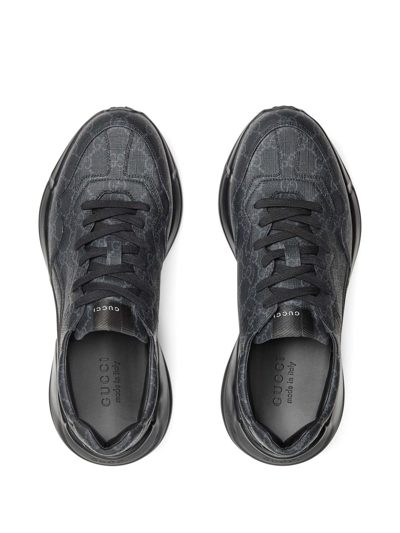 Shop Gucci Sneakers Rhyton In Black