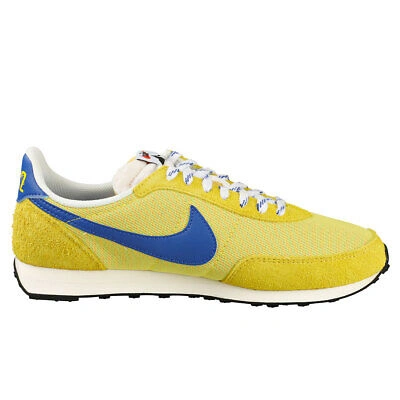 Pre-owned Nike Waffle Trainer 2 Sd Herren Yellow Blue Sneaker Beilaufig - 41 Eu