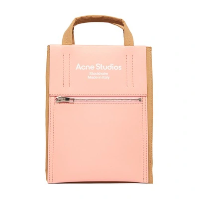 Shop Acne Studios Baker Out S Bag In Brown Pink