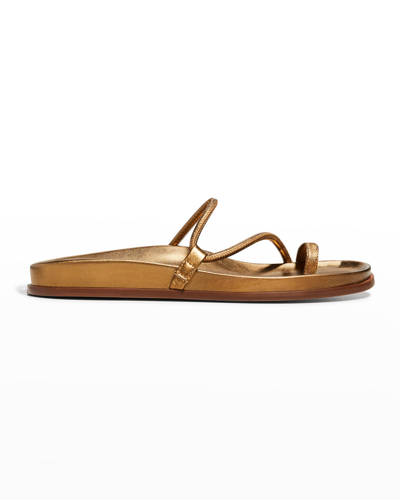 Shop Emme Parsons Bari Naked Toe Ring Sandals In Tan