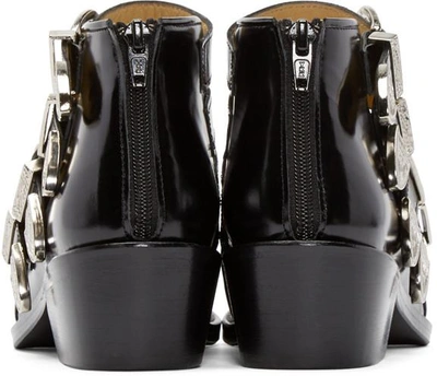 Shop Toga Black Western Cut-out Buckle Boots