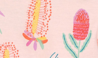 Shop Oliver & Rain Cactus Floral Dress & Bloomer Set In Blush
