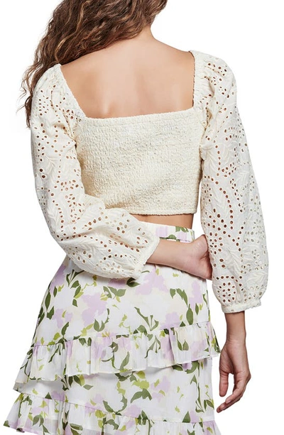 Shop Lost + Wander Sidney Cotton Eyelet Top In White
