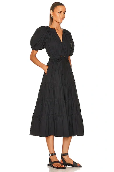 Shop Ulla Johnson Olina Dress In Noir