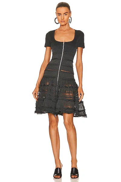 Alaïa Crinoline Dress In Anthracite