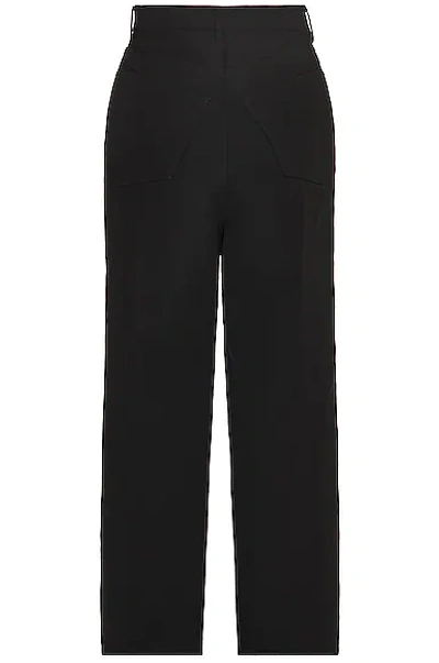 Shop Balenciaga Baggy Tailored Pant In Black