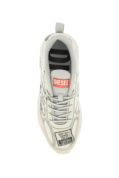 Shop Diesel S-serendipity Sneakers In White