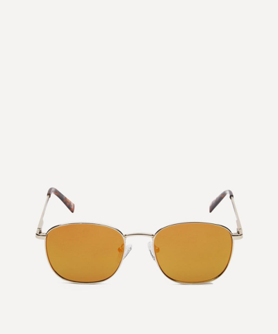 Shop Le Specs Women's Neptune Deux Square Sunglasses In Gold
