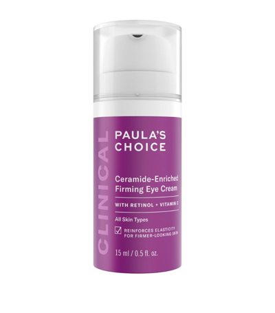 Shop Paula's Choice Clinical Ceramide-enriched Eye Cream (15ml) In Multi