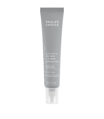 Shop Paula's Choice Skin Perfecting 25% Aha + 2% Bha Exfoliant Peel (30ml) In Multi