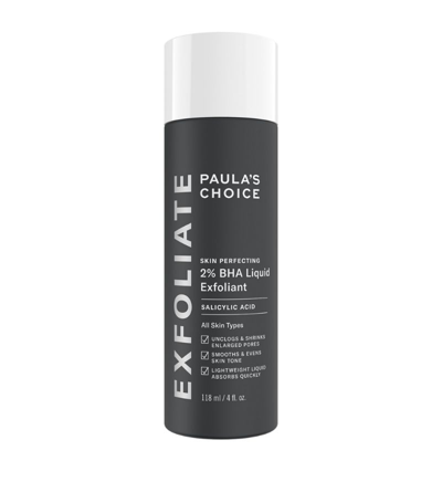 Shop Paula's Choice Skin Perfecting 2% Bha Liquid Exfoliant (118ml) In Multi