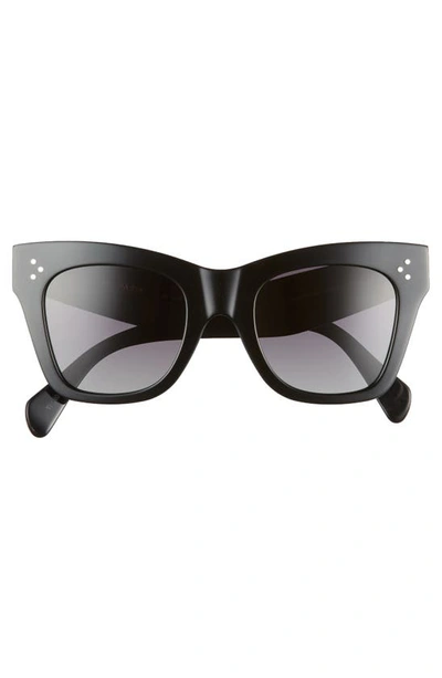 CELINE Polarized Square Sunglasses, 50mm