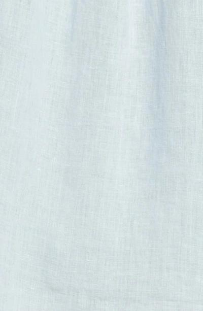 Shop Billy Reid Tuscumbia Standard Fit Linen Button-down Shirt In Sky Blue