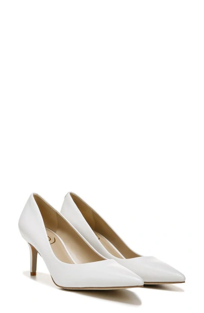 Shop Sam Edelman Jordyn Pointed Toe Pump In Bright White
