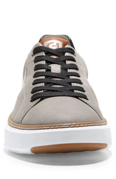 Shop Cole Haan Grandpro Topspin Sneaker In Ironstone Leather/ Nubuck