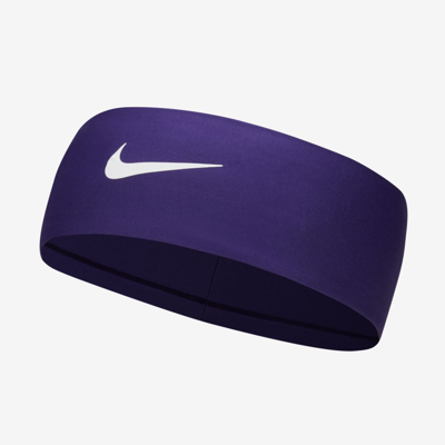 Shop Nike Women's Fury Headband In Purple