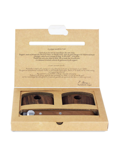 Shop Cristel Casteline 3-piece Detachable Handles Set In Walnut